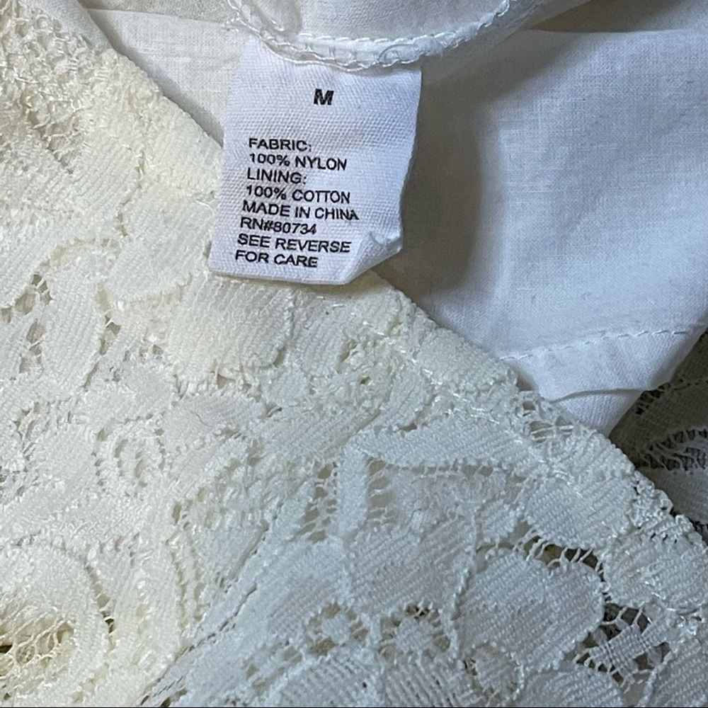 BCBGeneration White Lace Mini Skirt - Picture 13 of 13